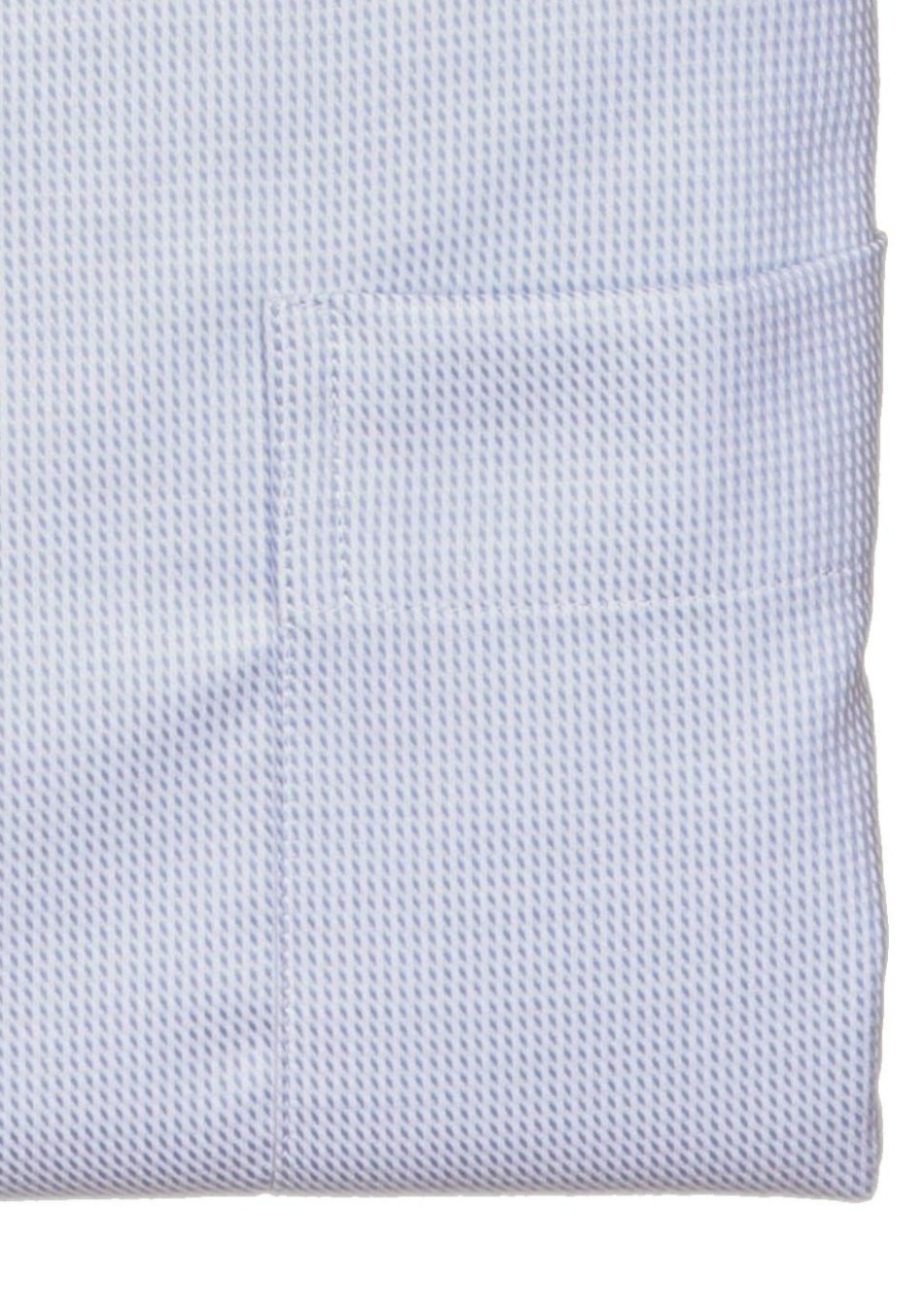 ETERNA Comfort Fit Hemd Langarm New Kent Kragen Streifen blau