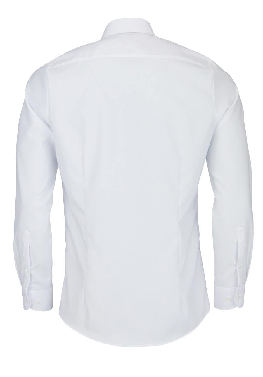 OLYMP Level Five body fit Hemd extra langer Arm Streifen weiß
