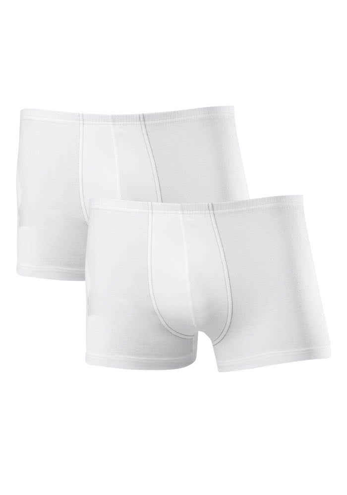 SCHIESSER Shorts Cotton Essentials Doppelpack weiß