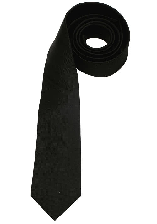 SEIDENSTICKER Krawatte aus reiner Seide 7 cm breit schwarz