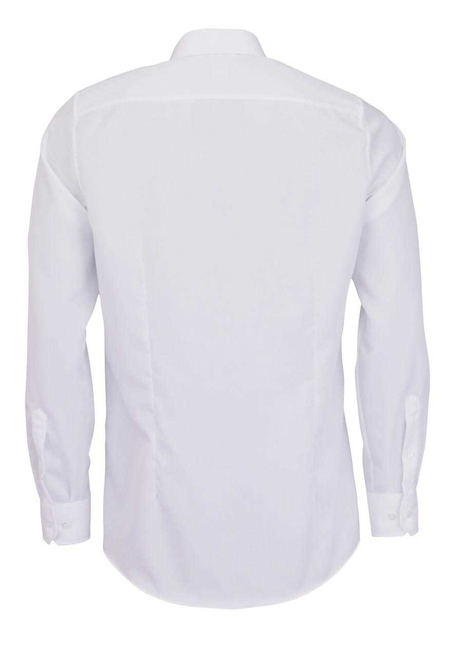 VENTI Modern Fit Hemd extra langer Arm Haifischkragen bügelfrei weiß