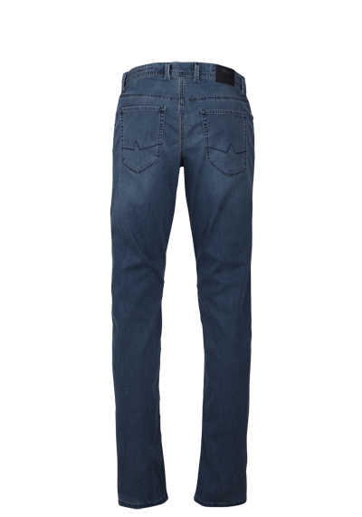 ALBERTO Regular Fit Jeans 5-Pocket Reißverschluss mittelblau