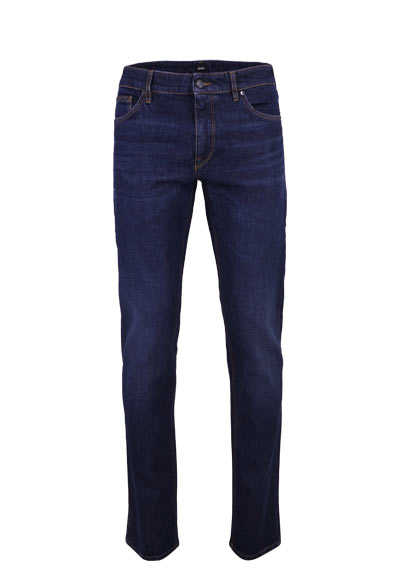 BOSS Regular Fit Jeans MAINE3 Used 5 Pocket Ziernähte rauchblau