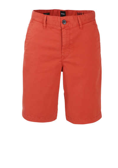 BOSS Tapered Fit Shorts SCHINO-TABER Reißverschluss orange