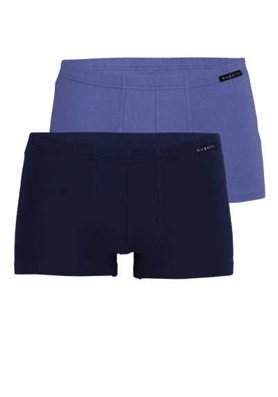 BUGATTI Pants Single Jersey Doppelpack rauchblau/dunkelblau