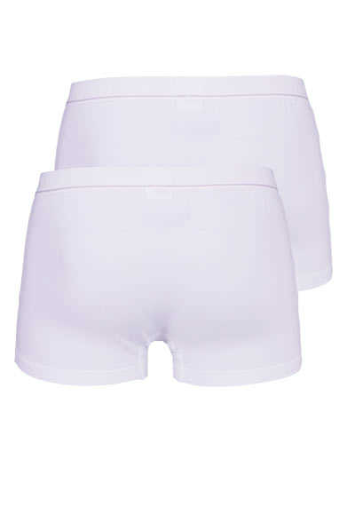 BUGATTI Pants breiter Gummibund Single Jersey Doppelpack weiß