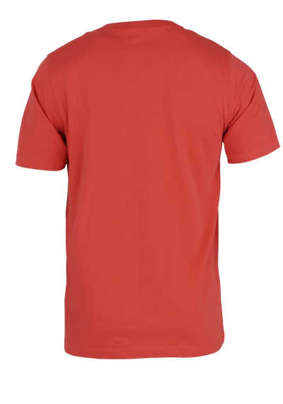 CASAMODA T-Shirt mit Rundhals reine Baumwolle lachs