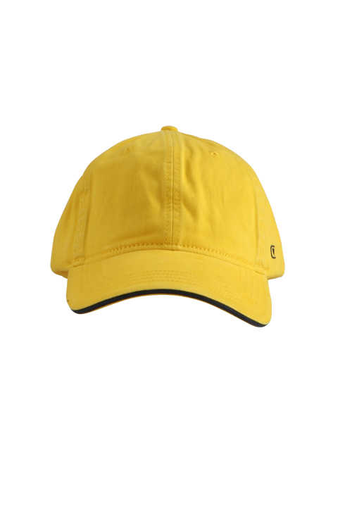 CASAMODA Baseballcap verstellbar Baumwolle gelb