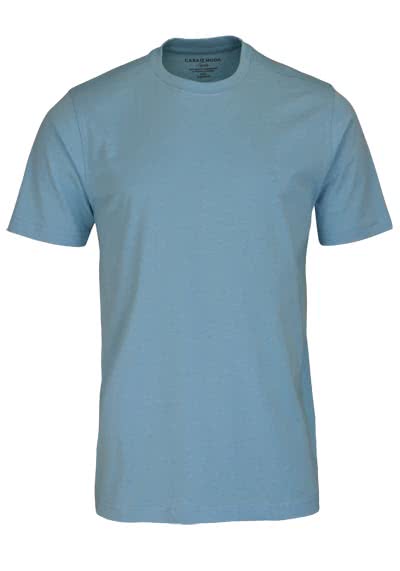CASAMODA T-Shirt mit Rundhals reine Baumwolle hellblau