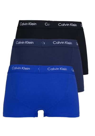CALVIN KLEIN Pants mit Logoschriftzug 3er Pack mittel-/nachtblau/schwarz