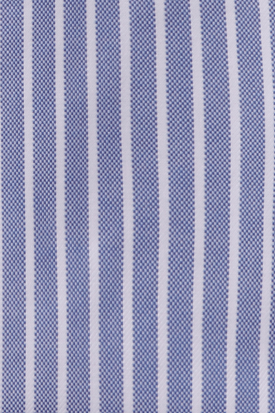 ETERNA Modern Fit 1863 Hemd Langarm Button Down Kragen Streifen blau