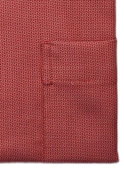 ETERNA Modern Fit Hemd Halbarm New Kent Kragen Struktur rot