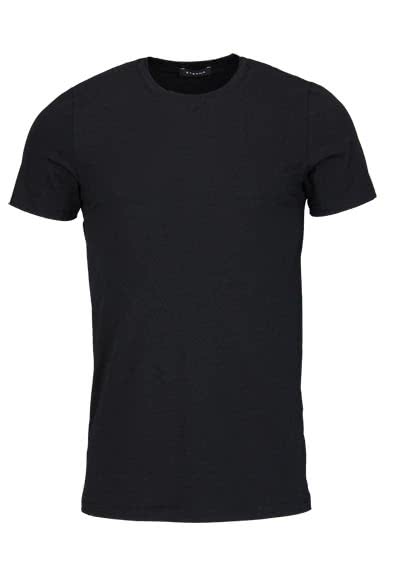 ETERNA Bodywear T-Shirt Rundhalsausschnitt Stretch Uni schwarz
