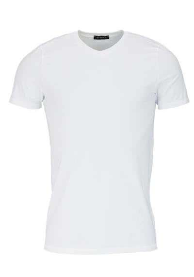 ETERNA Bodywear T-Shirt V-Ausschnitt Stretch Uni weiß