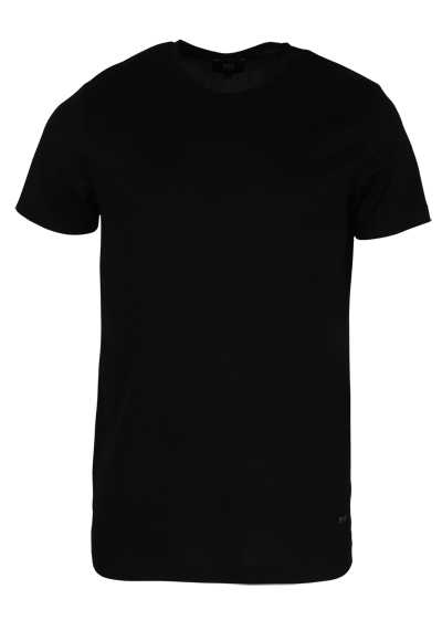 ETERNA T-Shirt 1863 Halbarm Rundhals schwarz