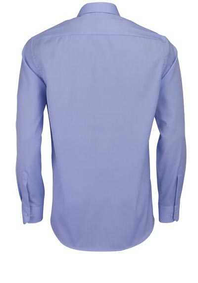 ETERNA Comfort Fit Cover Hemd extra langer Arm blickdicht Brusttasche hellblau
