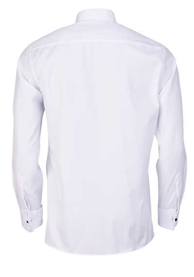 ETERNA Modern Fit Cover Galahemd Langarm Kläppchenkragen weiß