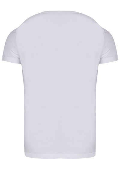 ETERNA T-Shirt 1863 Halbarm Rundhals weiß