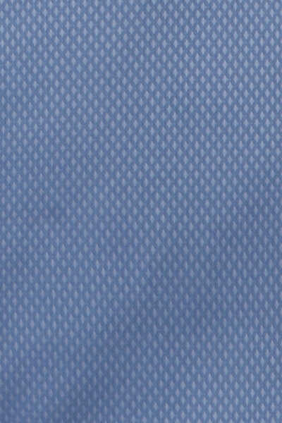 ETERNA Slim Fit Hemd Langarm New Kent Kragen Muster blau