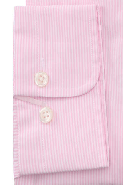 GANT Regular Fit Hemd Langarm Button Down Kragen Streifen pink
