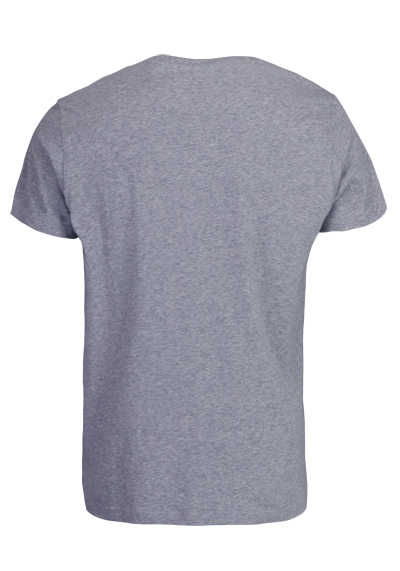 GANT Halbarm T-Shirt Regular Fit Baumwolle Logo-Stick grau