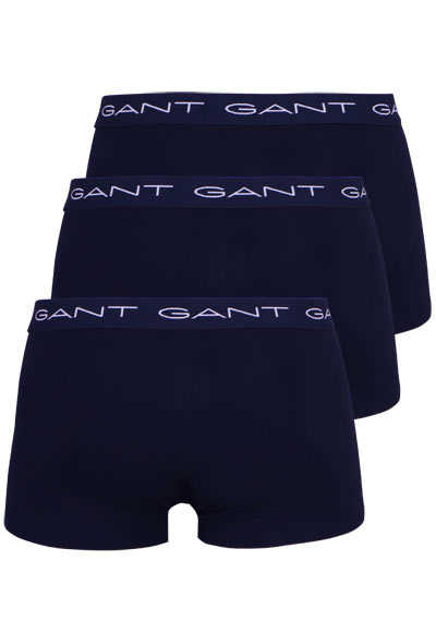 GANT Boxershorts Gummibund mit Logoschriftzug 3er Pack navy