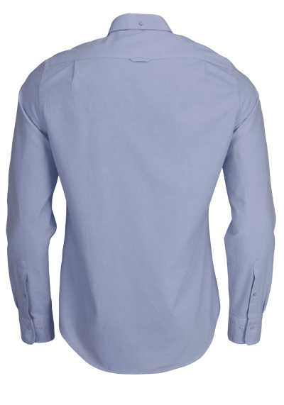 GANT Slim Fit Hemd Langarm geknöpft Logo-Detail hellblau