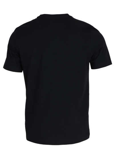 BOSS Kurzarm T-Shirt THOMPSON 01 Rundhals Label navy