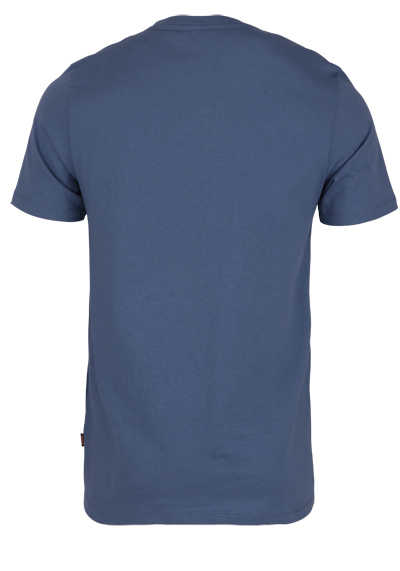 BOSS Kurzarm T-Shirt TALES Rundhals Applikation rauchblau