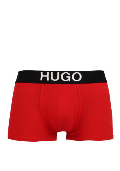 HUGO Trunk TRUNK ICONIC Gummibund Logo-Detail mittelrot