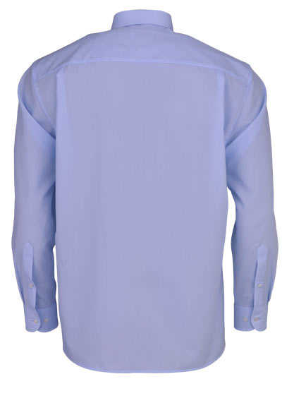 MARVELIS Comfort Fit Hemd Button Down Langarm Popeline hellblau