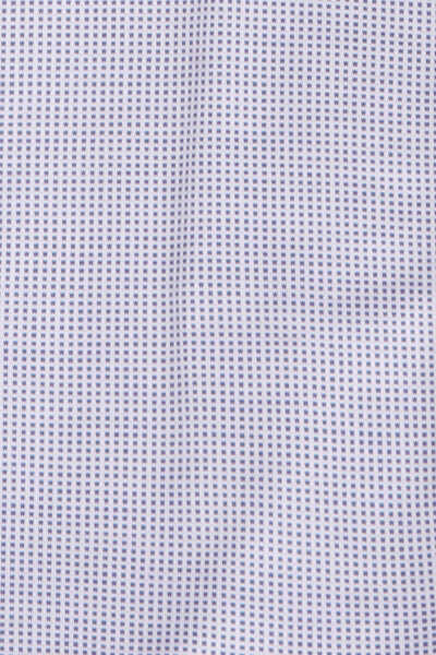 OLYMP Luxor 24/Seven modern fit Hemd Halbarm Haifischkragen Punkte weiß