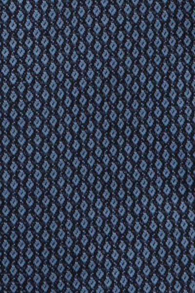 OLYMP No. Six 24/Seven super slim Hemd extra langer Arm Haifischkragen Muster blau