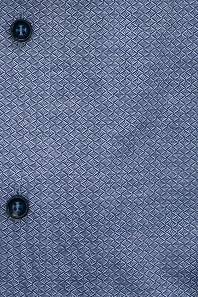 OLYMP Level Five 24/Seven body fit Hemd Langarm New Kent Kragen Muster blau