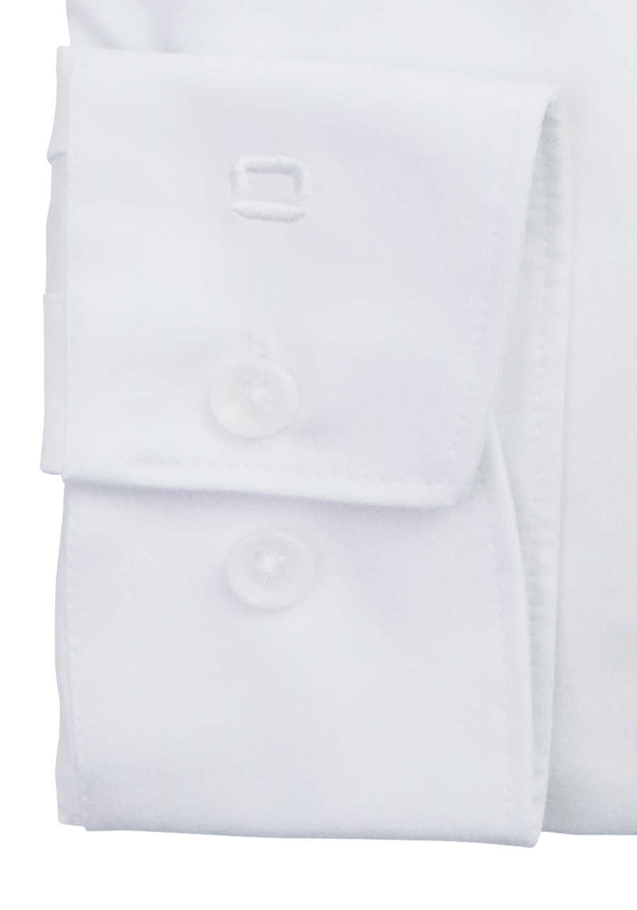 OLYMP Luxor 24/Seven modern fit Hemd extra langer Arm Jersey Stretch weiß