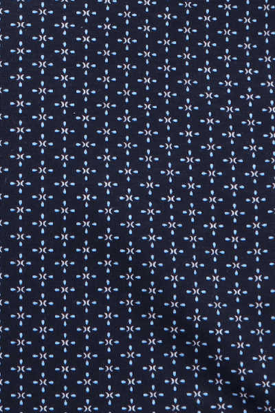 OLYMP No.Six 24/Seven super slim Businesshemd Langarm Muster dunkelblau