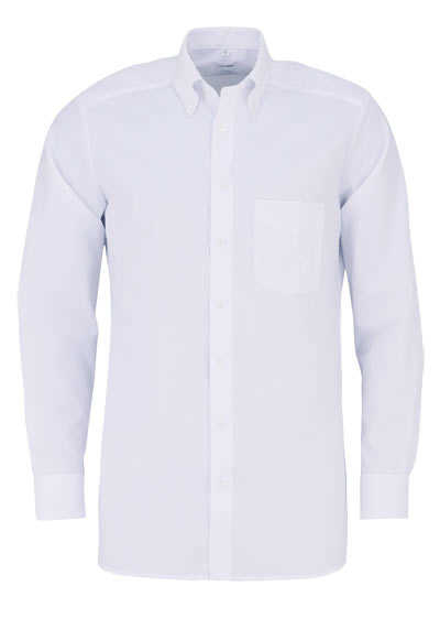 OLYMP Tendenz modern fit Hemd Langarm Button Down Kragen weiß