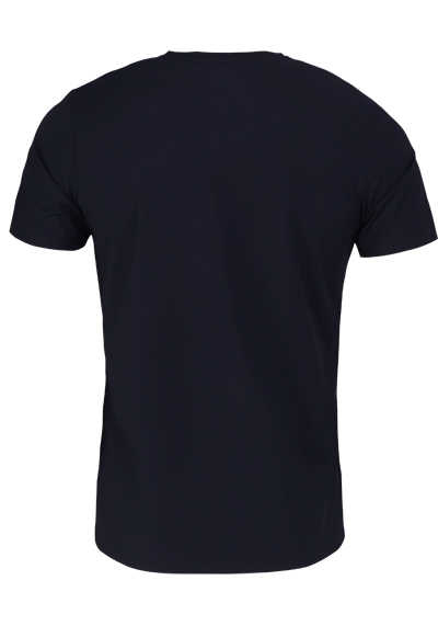 PURE Slim Fit T-Shirt Halbarm Rundhals Stretch schwarz