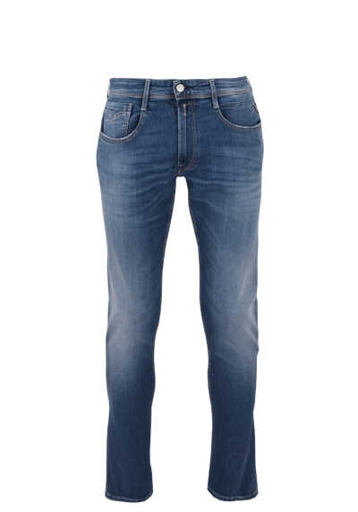 REPLAY Slim Fit Jeans ANBASS Stretch mittelblau