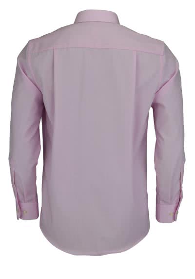 REDMOND Regular Fit Hemd Langarm mit New Kent Kragen rosa