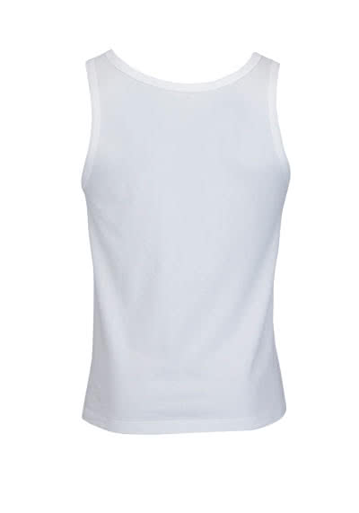 SCHIESSER ärmelloses Shirt  95/5 Baumwollmischung weiß