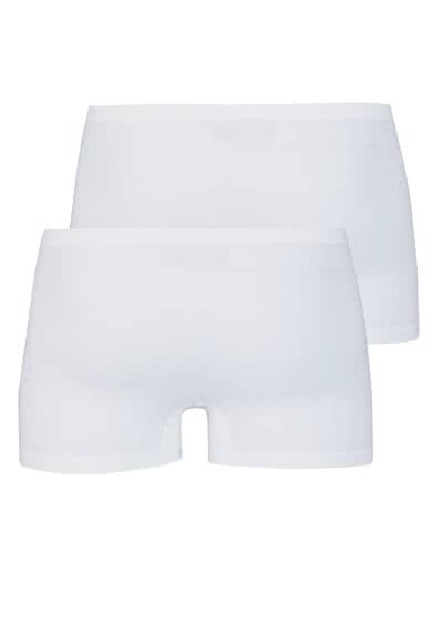 SCHIESSER Shorts Cotton Essentials Doppelpack weiß