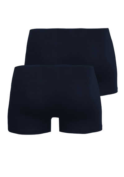 SCHIESSER Shorts Cotton Essentials Doppelpack nachtblau