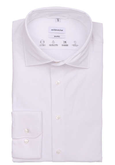 SEIDENSTICKER Shaped Hemd Langarm Performance Shirt weiß