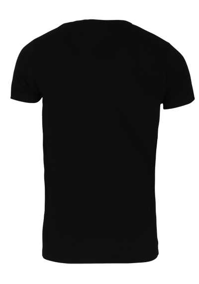 SEIDENSTICKER T-Shirt Halbarm Rundhals schwarz