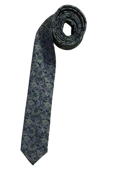 VENTI Business-Krawatte aus reiner Seide 6cm breit Muster gün