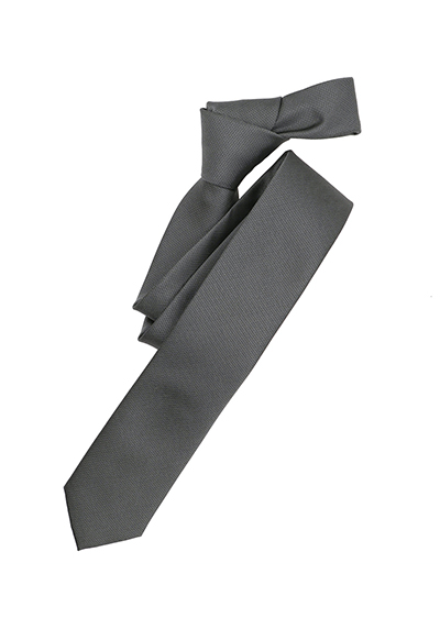 VENTI Krawatte aus Seide und Polyester 6 cm breit grau