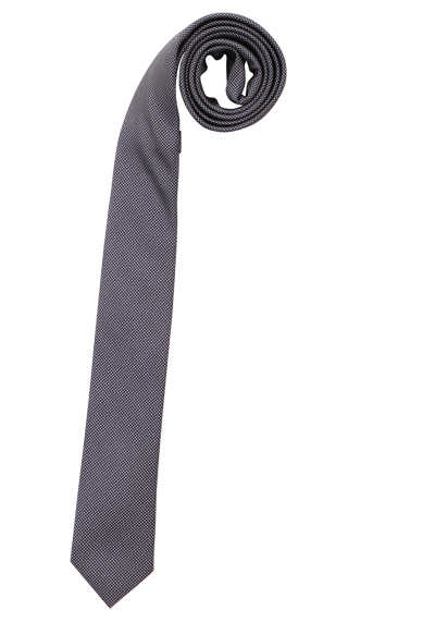 VENTI Krawatte aus Seide und Polyester Muster braun