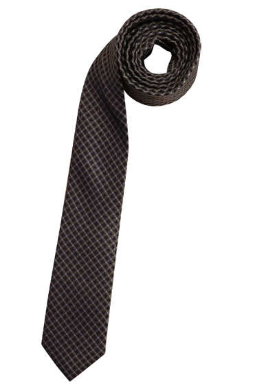 VENTI Krawatte aus reiner Seide gefertigt Muster beige