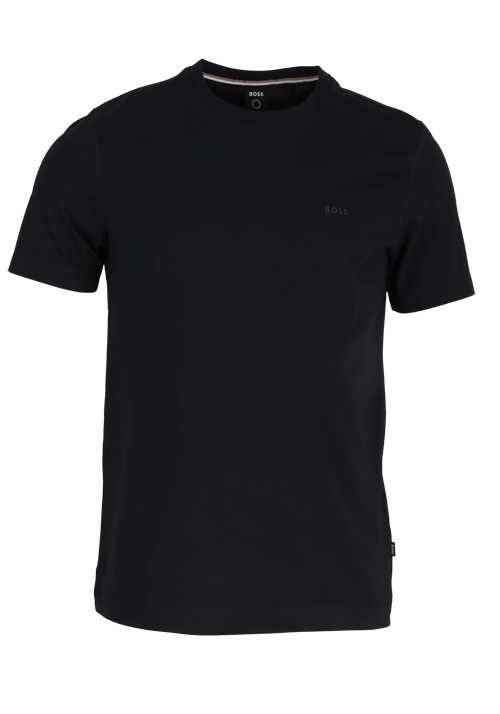 BOSS Kurzarm T-Shirt THOMPSON 01 Rundhals Label navy